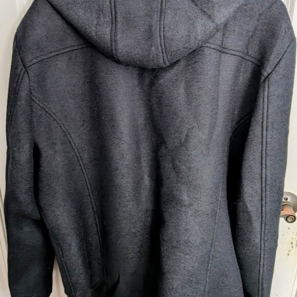 Johnnie-O Gerald Hooded Car Coat Navy Jacket with Hood - Picture 2 of 5